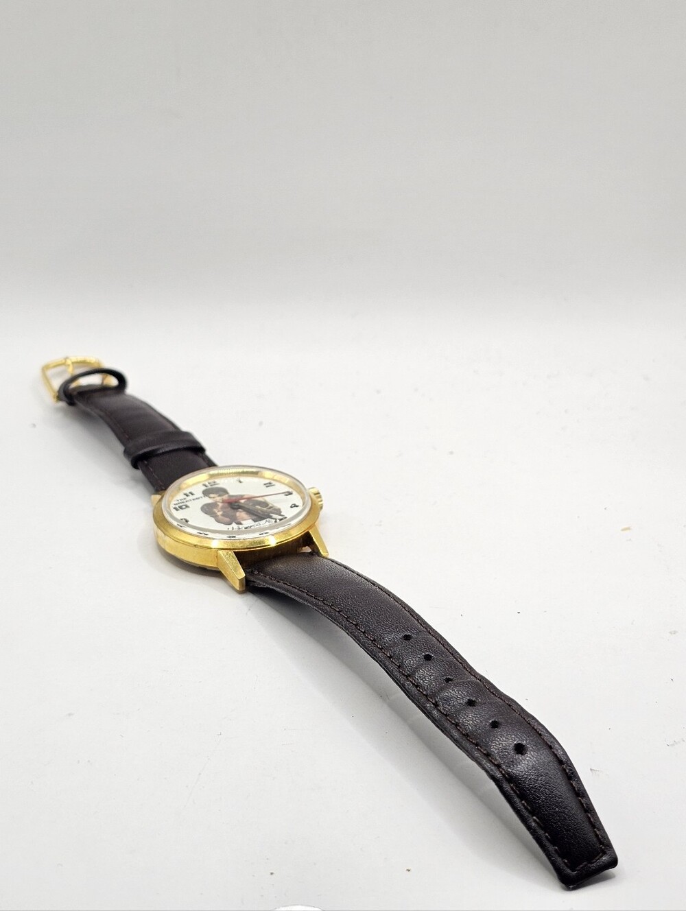 Vintage "THE GREATEST " MUHAMMAD ALI Depraz Watch Swiss Made Mechanical Working - Picture 6 of 7